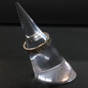 TIFFANY&CO. Atlas 1995 Roman Number SV 925 Ring ISO sz:47